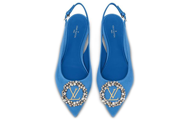 Purchase (W) Louis Vuitton Madeleine Ballerine ''Blu'' 1A6555