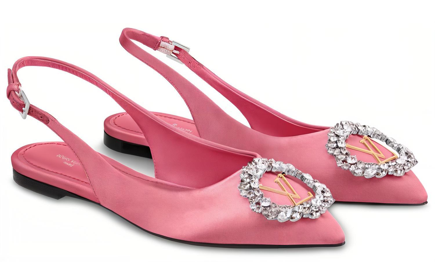 Lookbook (W) Louis Vuitton Madeleine Ballerines ''Rose'' 1A655K