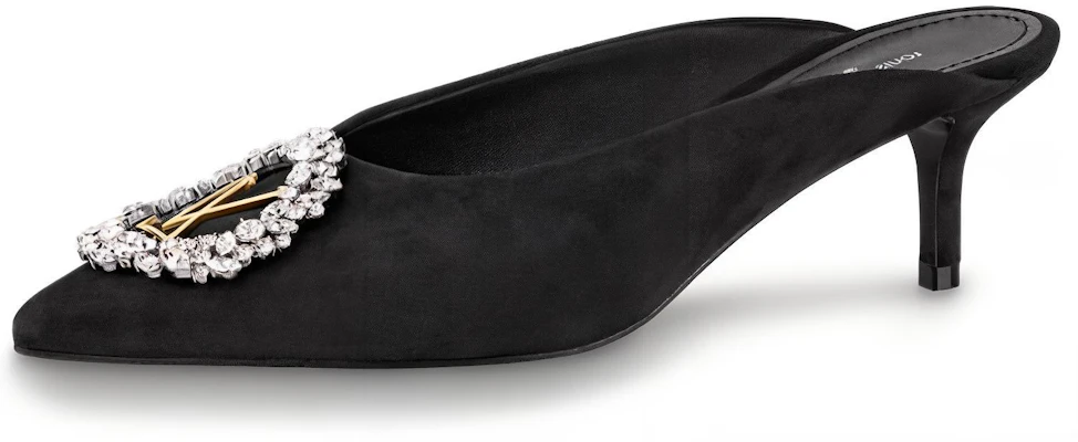 (W) Louis Vuitton Madeleine Mule Baskets à Talons Hauts en Daim Noir 1A5BU3 Buy (W) Louis Vuitton Madeleine Mule Baskets à Talons Hauts en Daim Noir 1A5BU3