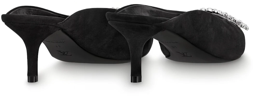 (W) Louis Vuitton Madeleine Mule Baskets à Talons Hauts en Daim Noir 1A5BU3 Shop (W) Louis Vuitton Madeleine Mule Baskets à Talons Hauts en Daim Noir 1A5BU3