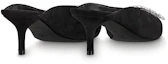 Shop (W) Louis Vuitton Madeleine Mule Baskets à Talons Hauts en Daim Noir 1A5BU3