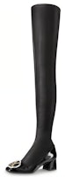 (Women) Louis Vuitton Madeleine High Top Logo Boots 'Black' 1A5LSV (Women) Louis Vuitton Madeleine High Top Logo Boots 'Black' 1A5LSV
