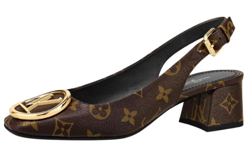 (Women) Louis Vuitton Madeleine Monogram Canvas 'Pump' High Heels 'Monogram Patent' 1A5BXB