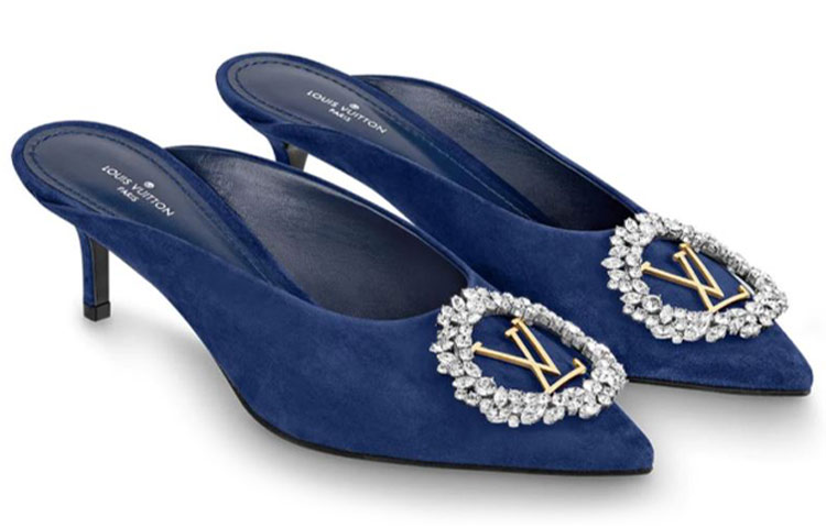 Lookbook (W) Louis Vuitton Madeleine Mule 'Cuero de Cabra Azul' 1A5BUJ