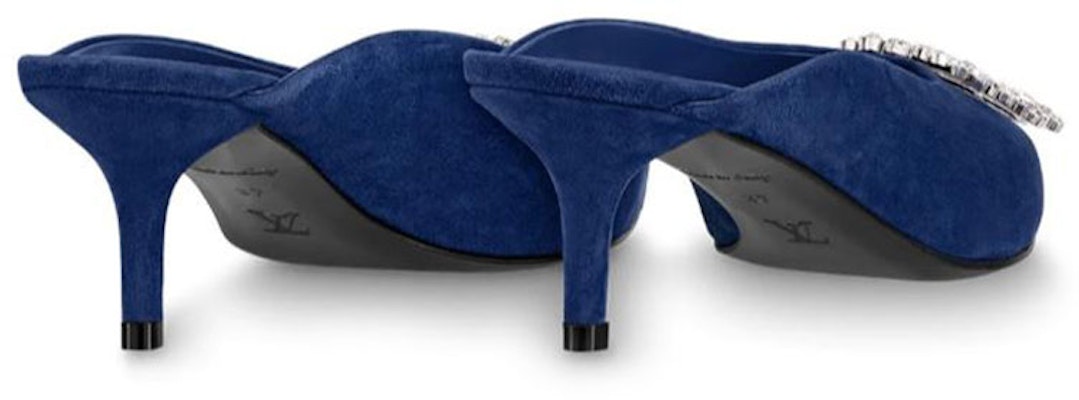 (W) Louis Vuitton Madeleine Mule 'Kulit Kambing Biru' 1A5BUJ Shop (W) Louis Vuitton Madeleine Mule 'Kulit Kambing Biru' 1A5BUJ