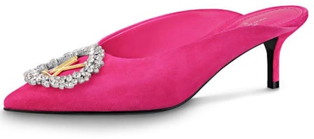 (Women) Louis Vuitton Madeleine Mule Heels 'Pink' 1A5BUY (Women) Louis Vuitton Madeleine Mule Heels 'Pink' 1A5BUY