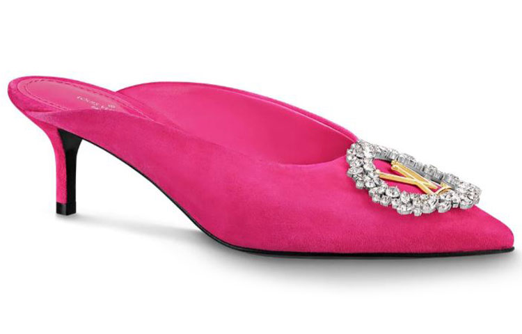 Lookbook (W) Louis Vuitton Madeleine Mule Hakken ''Roze'' 1A5BUY
