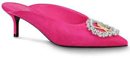 Lookbook (W) Louis Vuitton Madeleine Mule Heels 'Pink' Sepatu Tumit Tinggi Wanita 1A5BUY