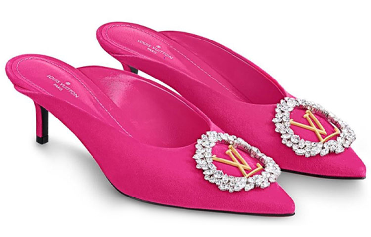Shop (W) Louis Vuitton Madeleine Mule Hakken ''Roze'' 1A5BUY