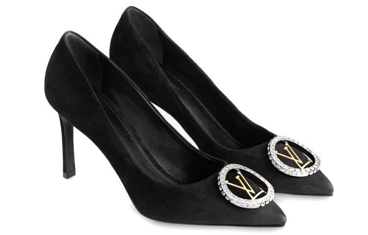 Lookbook Louis Vuitton 路易威登 Madeleine 時尚萬用 簡約休閒高跟鞋 女款 黑色