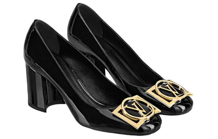 Lookbook (W) Louis Vuitton Madeleine Zapato de Tacón 'Negro' 1A8MVZ