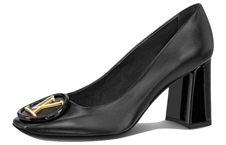 (Women) Louis Vuitton Madeleine Pump 'Black Calfskin' 1A4EC3