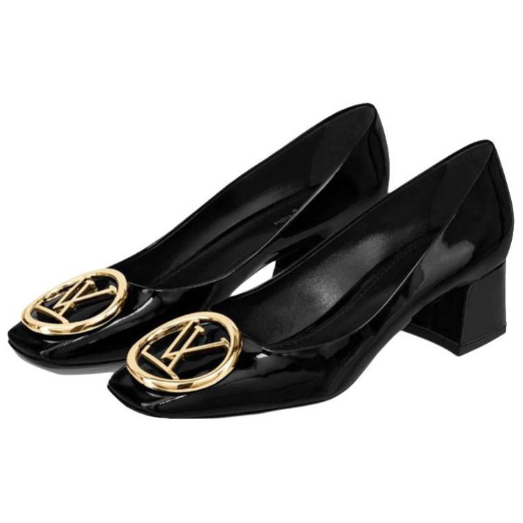 Lookbook (W) Louis Vuitton Madeleine Pump ''Schwarzes Lackiertes Kalbsleder'' 1A4X9S