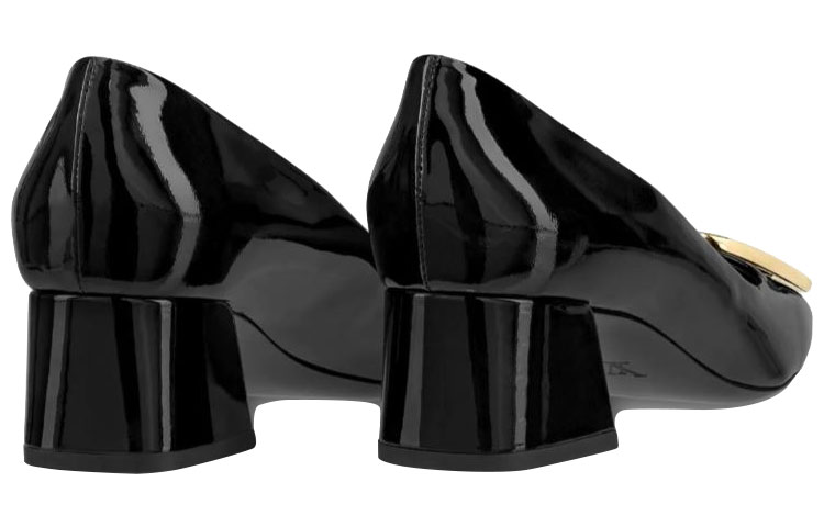 Purchase (W) Louis Vuitton Madeleine Pump ''Schwarzes Lackiertes Kalbsleder'' 1A4X9S