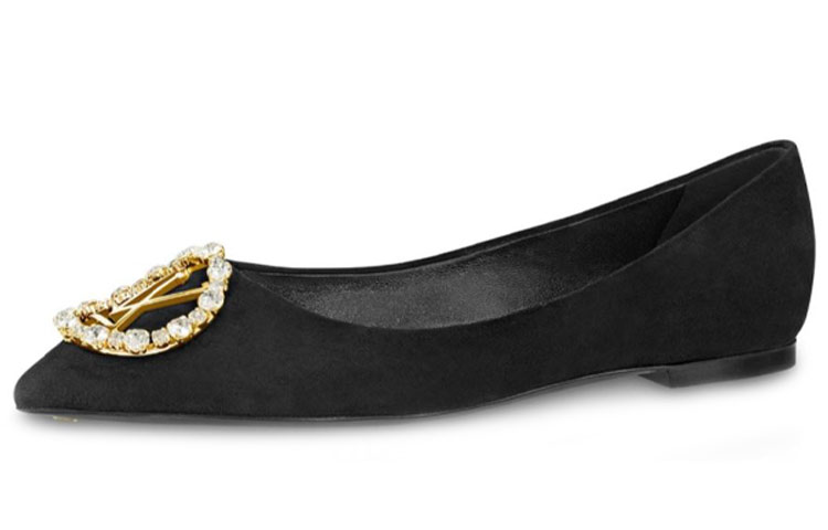 (Women) Louis Vuitton Madeleine Pump 'Black Suede' 1A4VB0