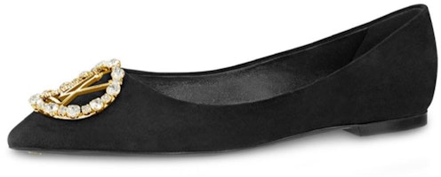 (Women) Louis Vuitton Madeleine Pump 'Black Suede' 1A4VB0 (Women) Louis Vuitton Madeleine Pump 'Black Suede' 1A4VB0