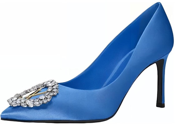 (Women) Louis Vuitton Madeleine Pump 'Blue Satin' 1A64BG Buy (Women) Louis Vuitton Madeleine Pump 'Blue Satin' 1A64BG