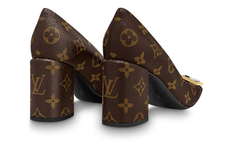 Shop (W) Louis Vuitton Madeleine Sepatu Hak Tinggi 'Coklat' 1A64FQ