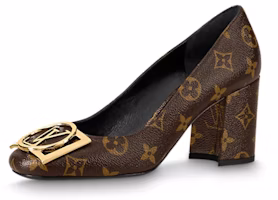 (Women) Louis Vuitton Madeleine Pump 'Brown Black' 1A8N8L (Women) Louis Vuitton Madeleine Pump 'Brown Black' 1A8N8L
