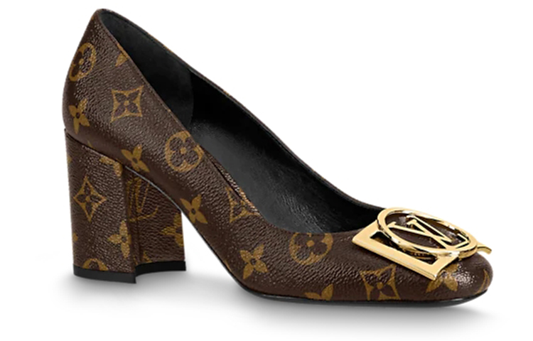 Order (W) Louis Vuitton Madeleine Tacón 'Marrón Negro' 1A8N8L