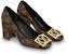 (W) Louis Vuitton Madeleine Tumit 'Coklat Hitam' 1A8N8L