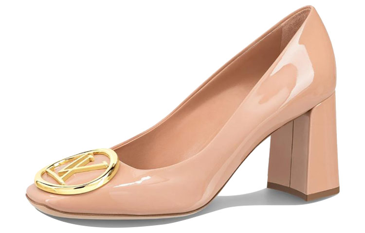 Buy (W) 路易威登玛德琳浅粉色漆皮高跟鞋 1A4X8W