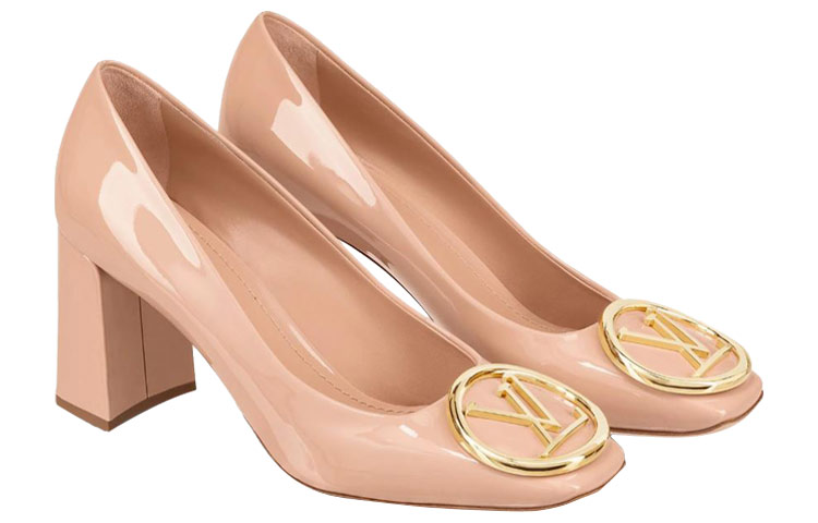 Lookbook (W) 路易威登玛德琳浅粉色漆皮高跟鞋 1A4X8W