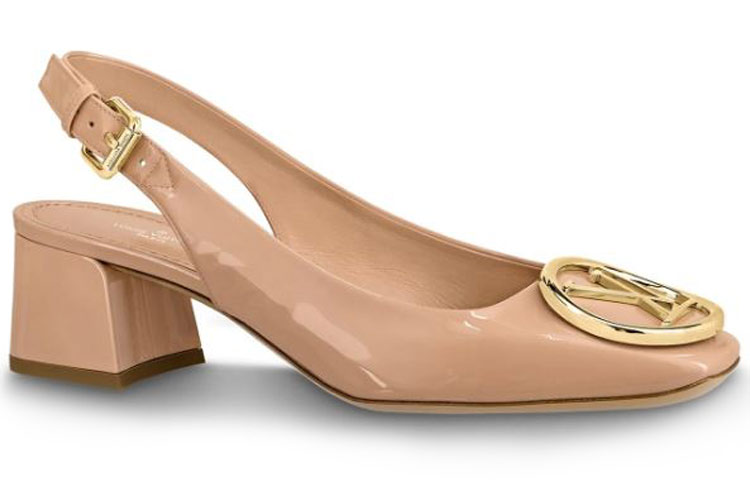 Order (W) Louis Vuitton Madeleine Kasut Tumit Tinggi 'Nude Patent' 1A5O52