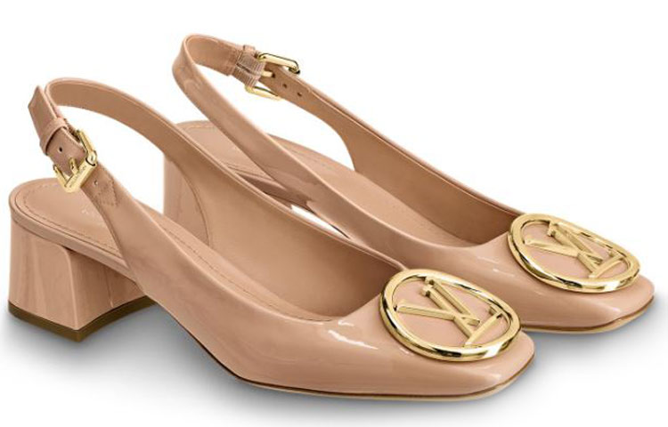 Lookbook (W) Louis Vuitton Madeleine Kasut Tumit Tinggi 'Nude Patent' 1A5O52