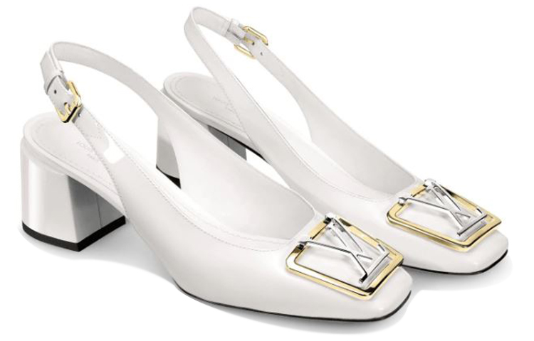 Lookbook (W) Louis Vuitton Madeleine Pump 'Kulit Anak Sapi Putih' 1A647V