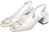 Shop (W) Louis Vuitton Madeleine Pump 'Kulit Anak Sapi Putih' 1A647V