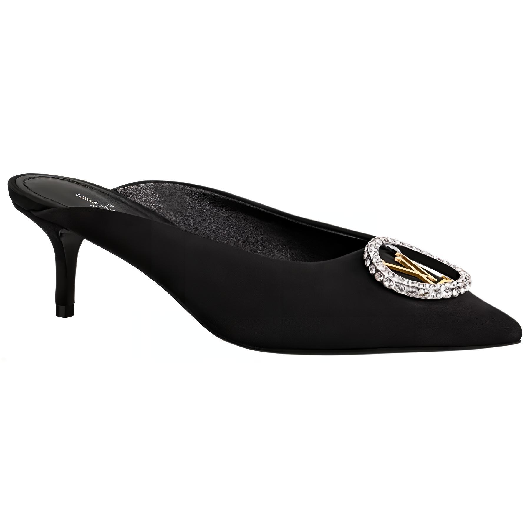 Order (W) Sandal Louis Vuitton Madeleine 'Hitam Kasual Fashion' 1A8551