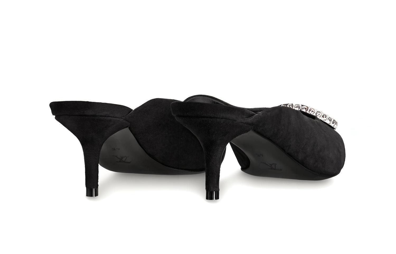 Shop (W) Sandal Louis Vuitton Madeleine 'Hitam Kasual Fashion' 1A8551