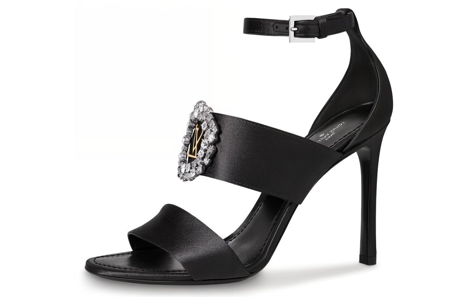 (Women) Louis Vuitton Madeleine sandals 'Black' 1A653H