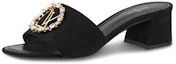Buy (W) Louis Vuitton Madeleine Mules ''Velours Noir en Peau de Chèvre'' 1A4V6B