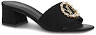 (Women) Louis Vuitton Madeleine Slipper 'Black Velvet Goatskin' 1A4V6B
