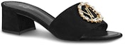 Order (Women) Louis Vuitton Madeleine Slipper 'Black Velvet Goatskin' 1A4V6B