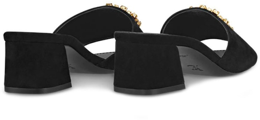 (Women) Louis Vuitton Madeleine Slipper 'Black Velvet Goatskin' 1A4V6B Shop (Women) Louis Vuitton Madeleine Slipper 'Black Velvet Goatskin' 1A4V6B