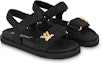 Lookbook (W) Louis Vuitton Magic Tape 'Sandal Fesyen Jerami Raffia Hitam' 1ABHG1