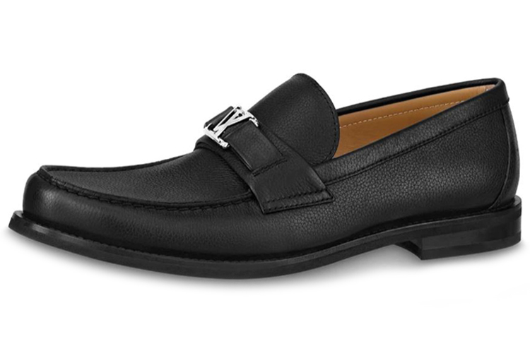(Women) Louis Vuitton Major Loafer 'Black Calf Leather' 1A5ACL