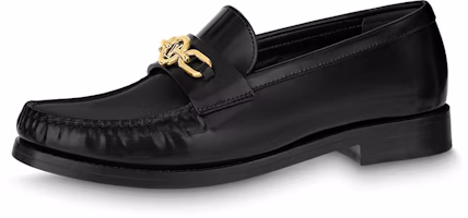 (Women) Louis Vuitton Major Loafer 'Black Patent Leather' 1AAW4R (Women) Louis Vuitton Major Loafer 'Black Patent Leather' 1AAW4R