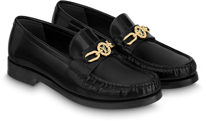 (W) Louis Vuitton Major Loafer 'Kulit Hitam Berkilat' 1AAW4R Order (W) Louis Vuitton Major Loafer 'Kulit Hitam Berkilat' 1AAW4R