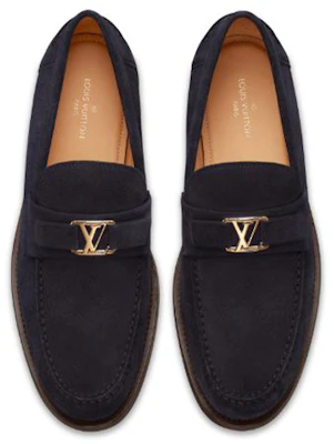 (W) Mocasines Louis Vuitton Major 'Terciopelo Azul Negro' 1A3QS5 Lookbook (W) Mocasines Louis Vuitton Major 'Terciopelo Azul Negro' 1A3QS5