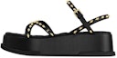 Buy (W) Louis Vuitton Maya Flatform 'Hitam Kulit Anak Lembu Peep Toe' 1ACY33