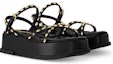 Lookbook (W) Louis Vuitton Maya Flatform 'Hitam Kulit Anak Lembu Peep Toe' 1ACY33