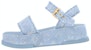 (W) Louis Vuitton Maya Flatform 'Buckle Denim Biru' 1ACYBZ