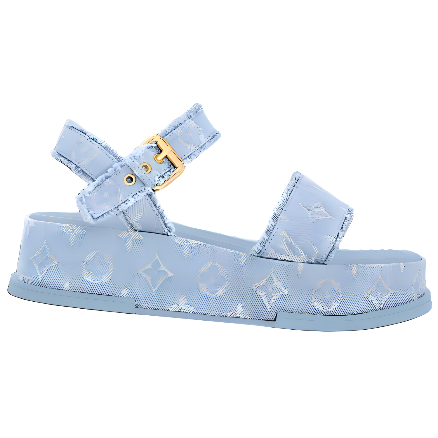 Order (W) Louis Vuitton Maya Flatform 'Biru Denim Gesper' 1ACYBZ