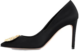 (Women) Louis Vuitton Met Pointed-Toe Slip-On Stiletto Heels 'Black' 1AC7BB (Women) Louis Vuitton Met Pointed-Toe Slip-On Stiletto Heels 'Black' 1AC7BB