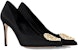 (W) Louis Vuitton Met Kasut Tumit Runcing Stiletto Sarung 'Hitam' 1AC7BB