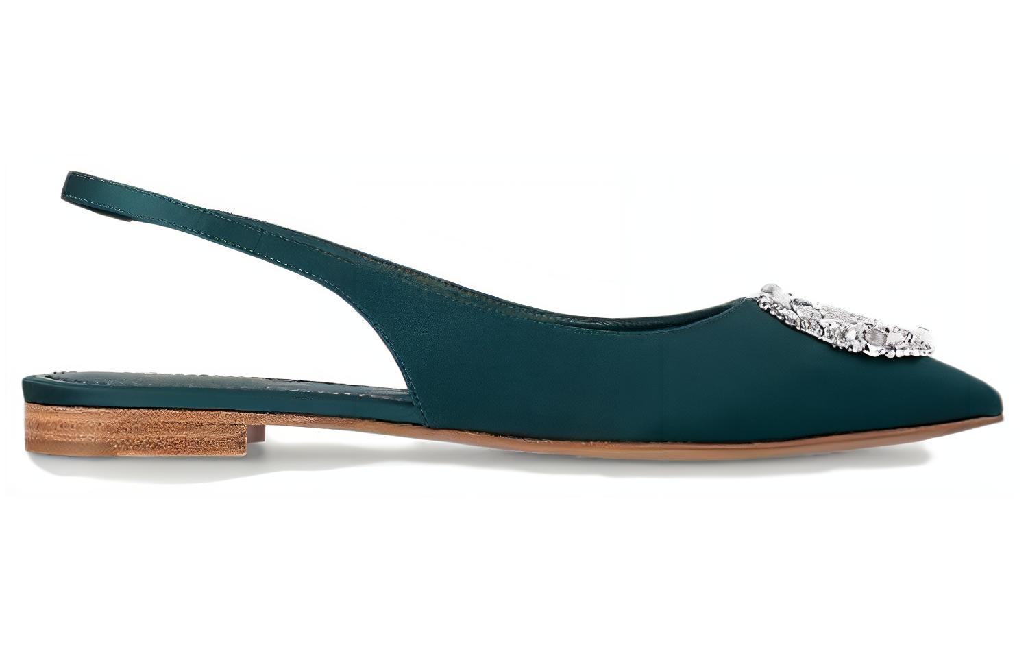 Order (W) Louis Vuitton Met Kasut Slip-On Hujung Runcing 'Hijau' 1AC7IV